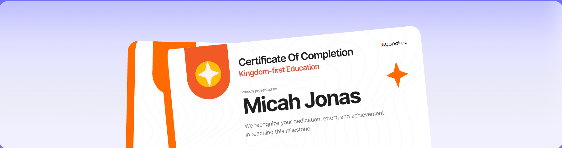 Certificate of Completion